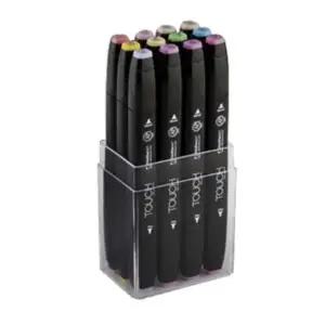 마카 KI04IV88 12색 PASTEL COLOR 미술마카 파스텔싸인펜