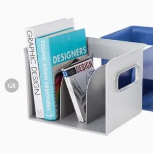 그레이 - 3단 네오 책꽂이 책상 서류 파일 정리 데스크 선반시스맥스 사무실용품