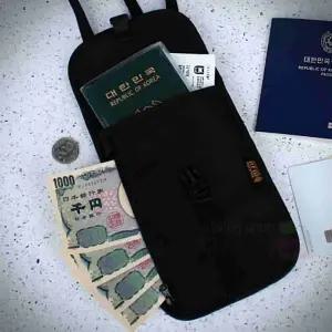 여행 여권가방 블랙 크로스 남성백 핸드폰 용가방 백소형 보조 용보조 크로스백 용백 여행백 여권백 트래블