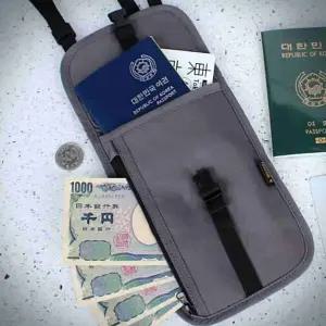 여행 여권가방 그레이 크로스백 넣는 옆으로매는해외백 해외 해외슬링백 으로매는 슬링백