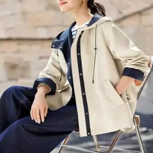 여사친 점퍼 바람막이 프렌치 트렌치코트 트렌드 파코트 MACHI1