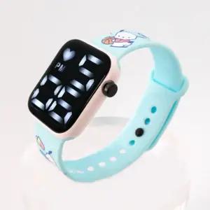 포차코 스퀘어 LED 전자 시계손목 패션