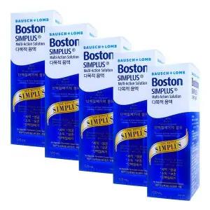 바슈롬 보스톤 심플러스 다목적용액 120ml X 5개