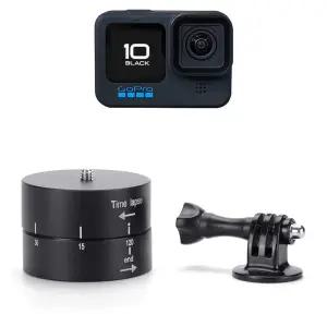 GOPRO10 호환 타임랩스 120분 회전 타이머 고프로10고거치대 고용 홀더 오즈모 캠거치대 거치대 액션