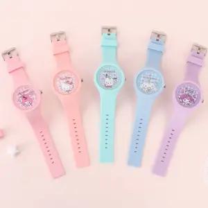 산리오 실리콘 바늘 시계 손목패션 캐릭터 밴드