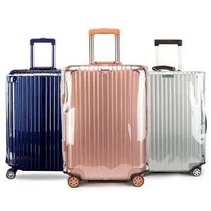 [콩심팥심]캐리어 투명 커버 여행용 기내용 항공 방수 보호 덮개 긁힘방지