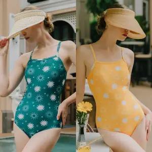 [하프클럽/엘르 수영복]엘르 태양 잔골지 수영복 ELF-Y105