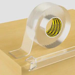클리어 엣지 프로텍터 스트립 1.18인치 x 9.84피트 샤프 랩 커버 테이프 캐비닛 도어 데스크 유리 테이블