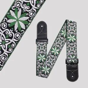 자카드 기타스트랩 C그린 악세사리 일렉스 스트랩 기타줄 멜방 기타끈 액세 소품