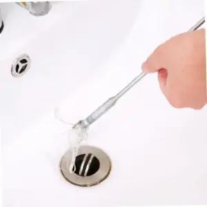 배수구 뚫어뻥 이물질제거기 휘어지는 와이어