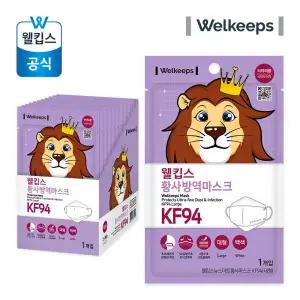 웰킵스 마스크 미세먼지 황사 방역 KF94 대형 25개입 MNA