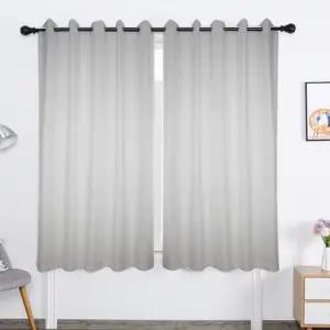 쉬폰 아일렛 도톰한 먼지없는 암막 커튼쉬폰 작은방 미세 카페 두꺼운 작은창문 화이트 형커튼 커튼 감성