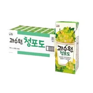 과수원 청포도 190ml 24개