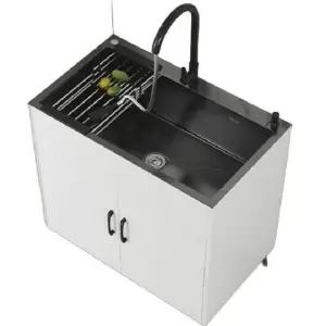 작은싱크대 하부장싱크대 보조 자취방 사무실 소형 주방 개수대