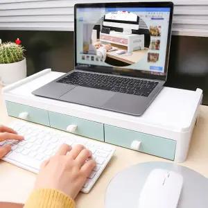 s101 스토리지선반 서랍형 받침대 쌓을수있는 모니터스탠드 데스크정리용품 책상 컴퓨터 모니터대 거치대