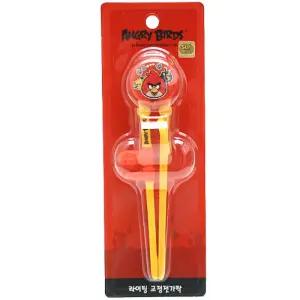 앵그리버드 라이팅 지능개발 교육 젓가락 800201아동 어린이 연습용 캐릭터 이유식 유아