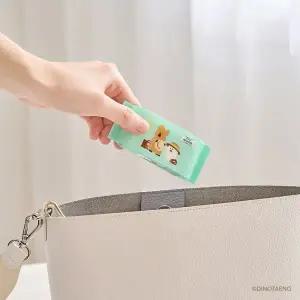 크리넥스 마이비데 물티슈 휴대용 클린케어 미니 10매 10입 2팩 MNS