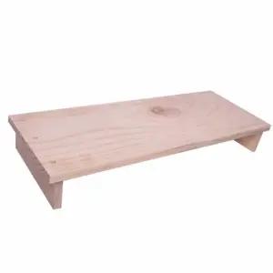 원목 모니터 받침대 사무실거치대 지지대 컴퓨터다이 PC 티비 다이 선반