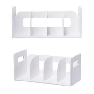 4단 학생용 책상 책꽂이 북앤드 48.5x21cm 1개 CG미니 정리함 이동식 수납 서랍 사무실 책장