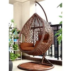 라탄 그네의자 쿠션 카페의자 시트 흔들의자 흔들체어
