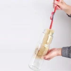 유리병 청소 세척 브러쉬 달팽이 모양 이태리 물솔병솔 물병 물통 불통 텀블러 보온 고급 인테리어 수입