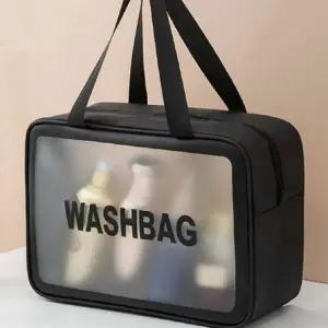 ZF 중형)멀티 휴대용 비치백 비치가방 물놀이 수영가방 (블랙