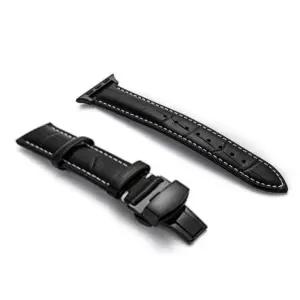 워치용 스트랩 가죽 밴드 고급 데일리 더블버클