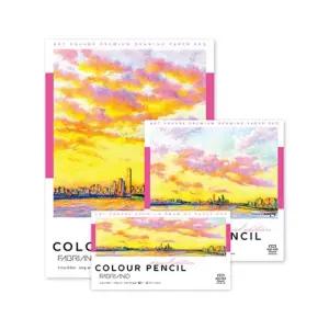 삼원)컬러펜슬스케치북(15매 A4 SPCP02) 전문가 학생 취미용 입문용 드로잉 고급 미술용지