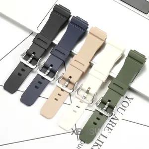 호환  카시오 GM-S2100 남성용 시계 밴드 스포츠 방수 팔찌 시계 용 퀵 릴리스 수지 교체 스트랩