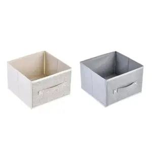 접이식 부직포 수납 바구니 팬트리정리함 소품 보관 옷 속옷 함 정리