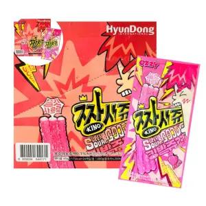 복숭아맛 1곽 짱시쥬 24개입 신젤리 긴젤리 짱시쥬