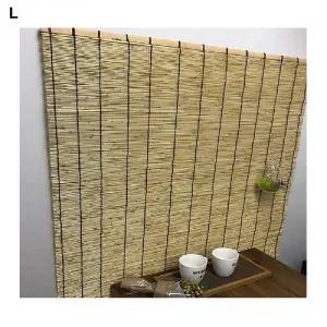 갈대문발 중(120x165)대나무 현관 블라인드 식당용 인테리어 업소용 여름 우드 갈대 창문