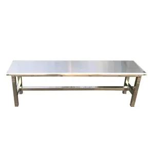 야외 벤치 철제 학교 카페용 스테인리스 버스정류장 직각