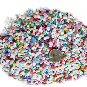 삼색자갈 선명한 돌삼갈 칼라스톤 컬러 멩이 수조 자갈 컬러스 삼색