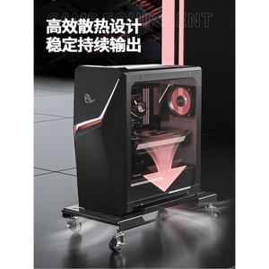 사무실 본체 초대형 선반 컴퓨터본체 컴퓨터 받침대 이동식