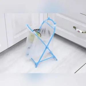 ( )접이식 간이 캠핑 야외 휴지통 고정대 쓰레기 봉투 걸이 비닐 봉지 고정 거치대 M10928