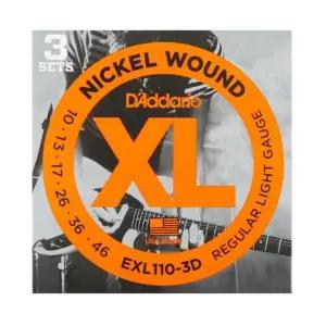 Cjf115 스트링 010-046 3팩 일렉기타줄 기타현 기타 관리 전용 용줄 교체 교체용 악세사리 액세 용품