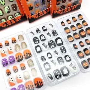 할로윈 아트 네일팁 1타 12개입인조 꾸미기 셀프 네일 인손톱
