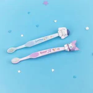 시나모롤 쿠로미 피규어 유아용 칫솔 2P 세트어린이 양치 아이 캐릭터 어린이용 키즈 어칫솔
