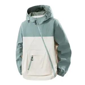 남자 봄 가을 바람막이 코트 재킷 케이스 점퍼 소프트 사선 집업 야상 패피3