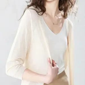 가디건 6컬러 아우터 얇은 롱 로브 썸머 여성 여름