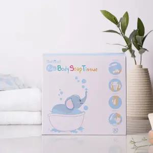 일회용 바디워시 샤워티슈 30매 밀크향캠핑목욕 여행 용티슈