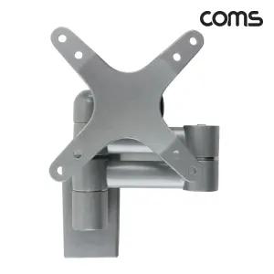 Coms LCD 모니터암 벽걸이 브라켓 33-76cm형 최대하중 18kg (이관절형)회전거치대 고정 스탠드 컴퓨터 PC