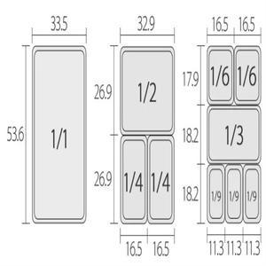 스테인레스 스틸 304 GN 팬 주방 사각 냄비, 1/9 1/6 1/4 1/3 음식 팬, 차핑 뷔페 미식 용기 뚜껑 0.7mm