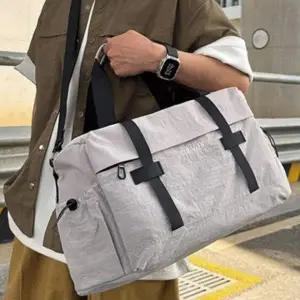 [셀러에이드]4색 스포츠 토트백 여행용 숄더 크로스백 보스턴 스타일 캐리어