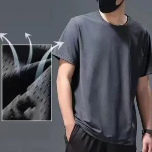 남성 메쉬 쿨 반팔티 여름 기능성 얇은 반팔티셔츠