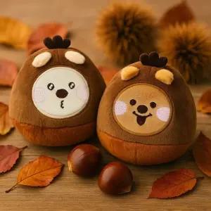 키키쿼카 군밤 핫팩인형겨울 귀여운 인형 재사용 전자레인지 방한용품 다회용