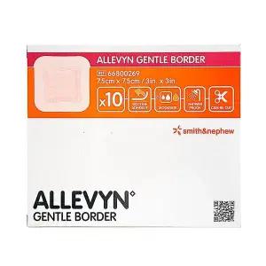 알레빈 Gentle Border 7.5cmX7.5cm 10매입 드레싱밴드