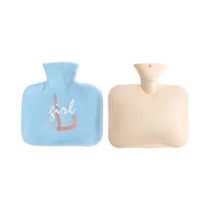 레터링 보온 물주머니 (800ml 블루) DK24핫팩 실버용품 온수 물팩 손난로 찜질