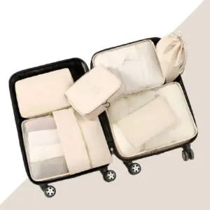 파우치 여행용 세트 세면도구 의류 8종 메쉬치가방 신발치 속옷 속옷치 세면도구치 케리어정리 케이블치 화